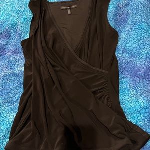 Sleeveless jersey top